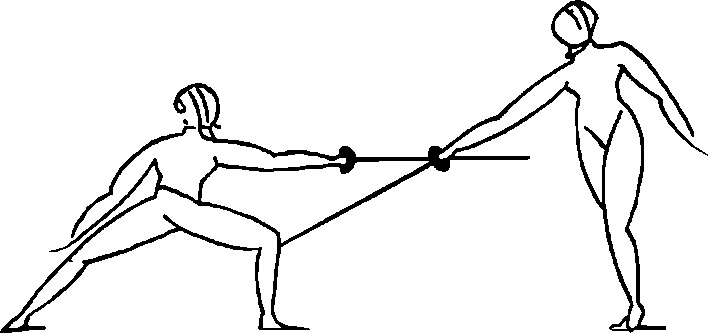 The epee target